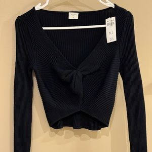 Abercrombie tie knot top